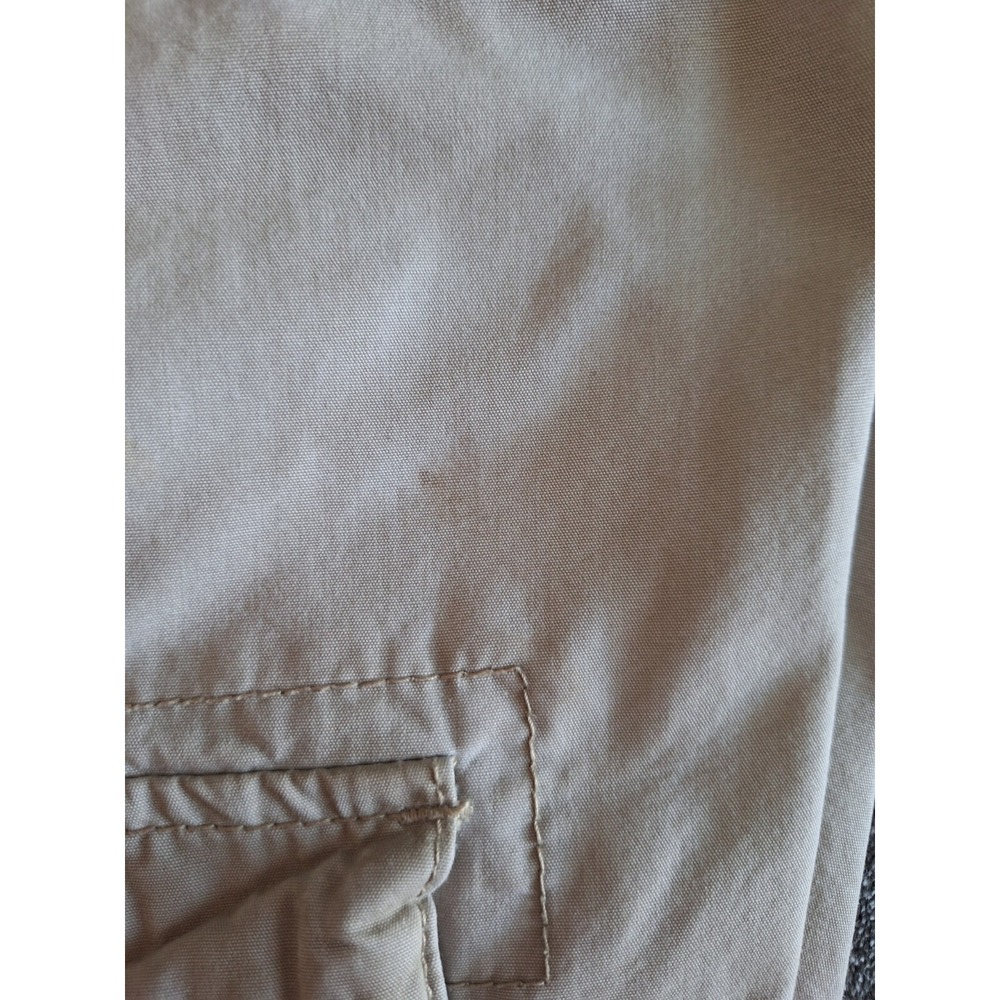 Lee Dungarees Cargo Shorts Mens 38 Beige 90's 100%Cotton Work Wear - Picture 3 of 10